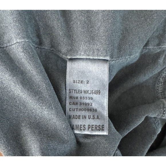 James Perse Dress Womens Medium Gray Racer‎ Tank Dress Casual Neutral Minimalist - Picture 8 of 8